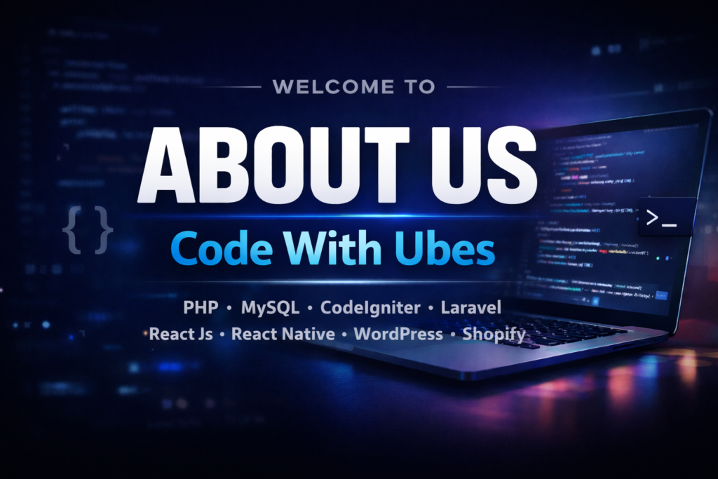 About Us - Code With Ubes