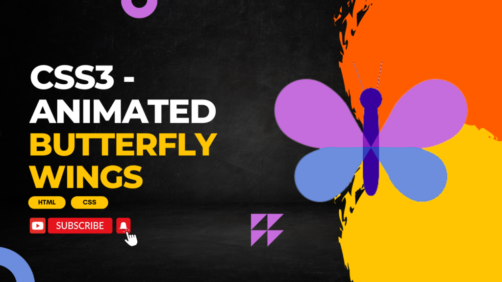 CSS3 - Animated Butterfly Wings