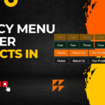 Fancy menu hover effects