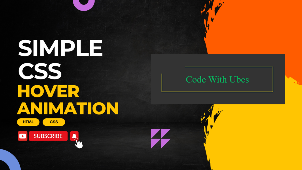 Simple CSS Hover Animation