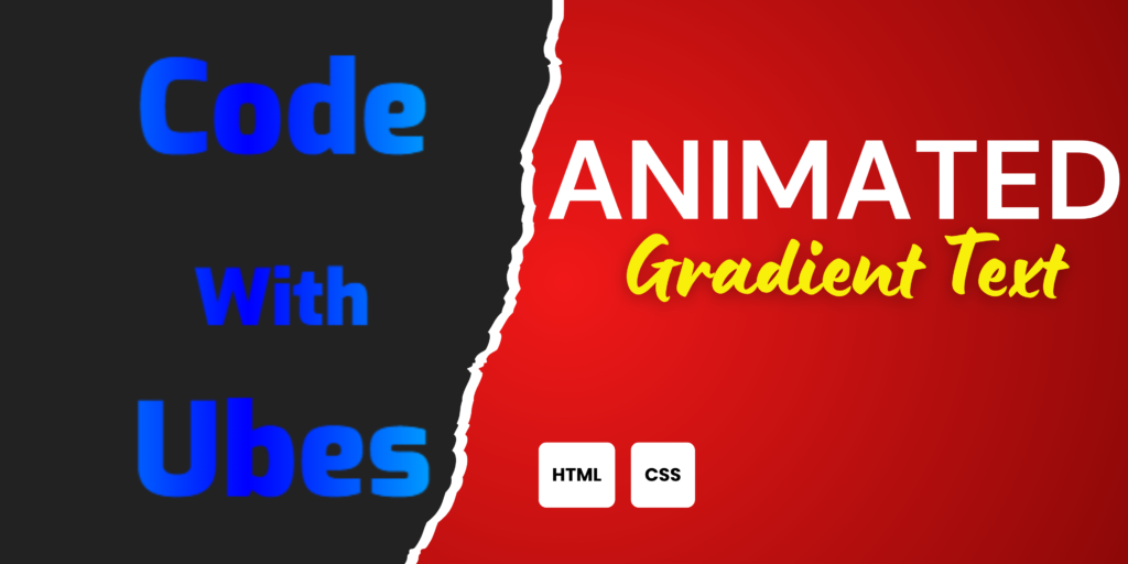 Animated gradient text